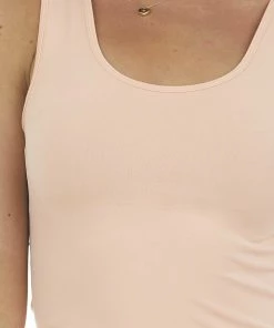 DYNAMIC Apricot Scoop Neck Sleeveless Dress Undergarment Dresses 13 DYNAMIC Apricot Scoop Neck Sleeveless Dress Undergarment Dresses