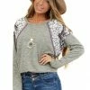 BiBi Sage Long Sleeve Top With Leopard And Snakeskin Print 1 BiBi Sage Long Sleeve Top With Leopard And Snakeskin Print