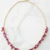 Fame Accessories Berry Intricate Rhinestone Gold Chain Necklace
