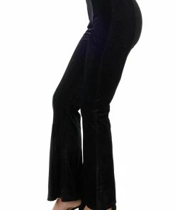 Umgee Black Directional Stripe Corduroy Bell Bottoms 12 Umgee Black Directional Stripe Corduroy Bell Bottoms