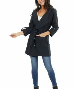 Be Cool Outerwear Black Hooded Faux Suede Long Jacket With Pockets 20 Be Cool Outerwear Black Hooded Faux Suede Long Jacket With Pockets