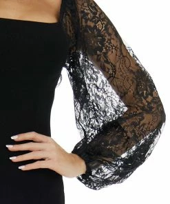 Flying Tomato Black Lace Bubble Sleeve Bodycon Mini Dress Dresses 21 Flying Tomato Black Lace Bubble Sleeve Bodycon Mini Dress Dresses