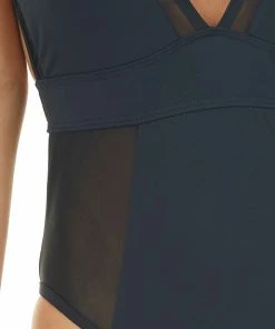 Beach Joy Bikini Accessories Black One Piece Swimsuit With Mesh Details 23 Beach Joy Bikini Accessories Black One Piece Swimsuit With Mesh Details