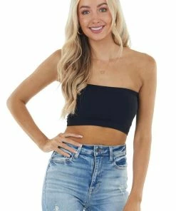 Nikibiki Accessories Black Seamless Stretchy Bandeau Undergarment