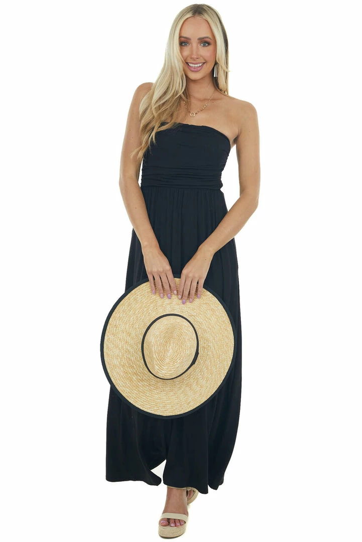 HEIMISH Black Strapless Stretchy Knit Maxi Dress 3 HEIMISH Black Strapless Stretchy Knit Maxi Dress