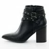 JP ORIGINAL CORP Shoes Black Strappy Studded Pointed Toe Booties