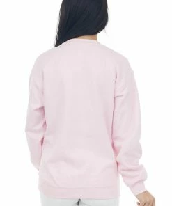 Rosemead Tops Blush And Sunshine 'Smile' Graphic Sweatshirt 16 Rosemead Tops Blush And Sunshine 'Smile' Graphic Sweatshirt