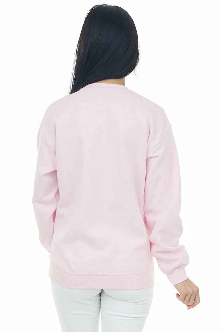 Rosemead Tops Blush And Sunshine 'Smile' Graphic Sweatshirt 9 Rosemead Tops Blush And Sunshine 'Smile' Graphic Sweatshirt