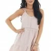 Lush Clothing Dresses Blush Sleeveless Woven Tiered Mini Dress With Lace Details 1 Lush Clothing Dresses Blush Sleeveless Woven Tiered Mini Dress With Lace Details
