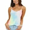 BiBi Bright Multicolor Tie Dye Print Super Soft Sleeveless Top 1 BiBi Bright Multicolor Tie Dye Print Super Soft Sleeveless Top