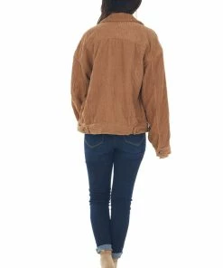 HYFVE Brown Sugar Button Up Corduroy Jacket 24 HYFVE Brown Sugar Button Up Corduroy Jacket