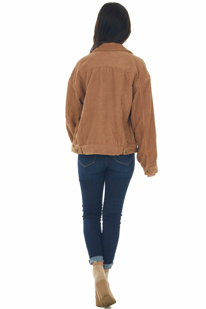 HYFVE Brown Sugar Button Up Corduroy Jacket 9 HYFVE Brown Sugar Button Up Corduroy Jacket