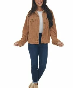 HYFVE Brown Sugar Button Up Corduroy Jacket 20 HYFVE Brown Sugar Button Up Corduroy Jacket