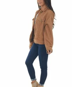 HYFVE Brown Sugar Button Up Corduroy Jacket 23 HYFVE Brown Sugar Button Up Corduroy Jacket