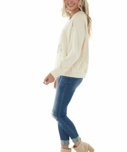 Very J Buttercream 'Mountains Are Calling' Sweatshirt