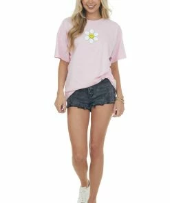 Sweet Claire Carnation 'Balance Happiness' Graphic Tee 17 Sweet Claire Carnation 'Balance Happiness' Graphic Tee