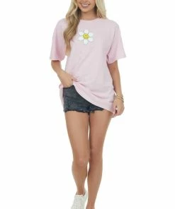 Sweet Claire Carnation 'Balance Happiness' Graphic Tee 19 Sweet Claire Carnation 'Balance Happiness' Graphic Tee