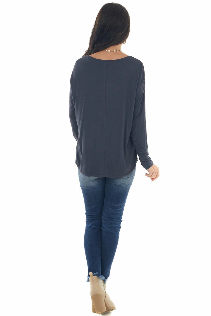 HYFVE Charcoal Drop Shoulder Chest Pocket Top 8 HYFVE Charcoal Drop Shoulder Chest Pocket Top