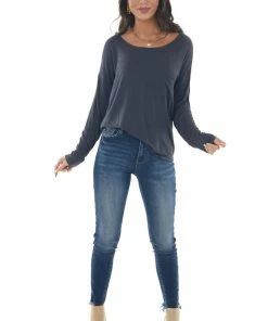 HYFVE Charcoal Drop Shoulder Chest Pocket Top 19 HYFVE Charcoal Drop Shoulder Chest Pocket Top