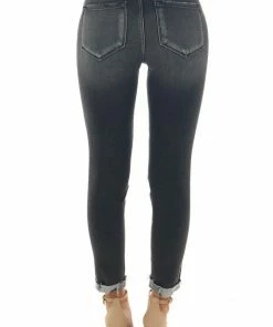 KanCan Charcoal Washed High Rise Distressed Jeans 14 KanCan Charcoal Washed High Rise Distressed Jeans