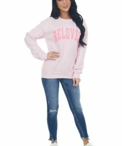 Blume+Co Tops Cherry Blossom 'Beloved' Graphic Sweatshirt 20 Blume+Co Tops Cherry Blossom 'Beloved' Graphic Sweatshirt