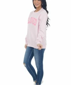 Blume+Co Tops Cherry Blossom 'Beloved' Graphic Sweatshirt 23 Blume+Co Tops Cherry Blossom 'Beloved' Graphic Sweatshirt