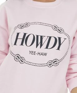 Rosemead Cherry Blossom 'Howdy' Graphic Sweatshirt