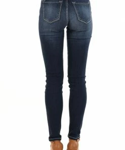 KanCan Dark Wash 5 Pocket Stretchy Skinny Denim Jeans