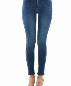 KanCan Dark Wash High Rise Super Skinny Fit Jeans Bottoms