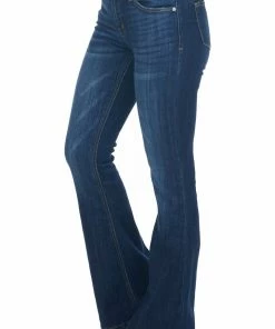 KanCan Dark Wash Mid Rise Flared Fit Denim Jeans Bottoms 11 KanCan Dark Wash Mid Rise Flared Fit Denim Jeans Bottoms
