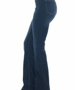 Cello Jeans Dark Wash Stretchy High Rise Flare Jeggings Bottoms
