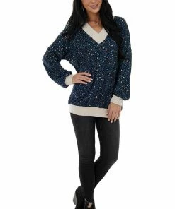 Lovely Melody Tops Deep Teal Leopard Print V Neck Tunic Top 20 Lovely Melody Tops Deep Teal Leopard Print V Neck Tunic Top