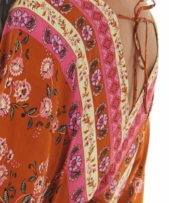 Aakaa Ginger Floral Print Long Sleeve Mini Dress Dresses 25 Aakaa Ginger Floral Print Long Sleeve Mini Dress Dresses