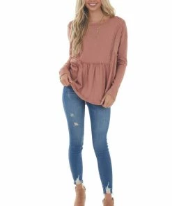 Easel Tops Ginger Long Sleeve Lace Detail Tunic Top 19 Easel Tops Ginger Long Sleeve Lace Detail Tunic Top