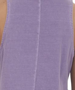 HYFVE Grape Vintage Wash Crew Neck Knit Tank Top Tops