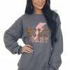 Sweet Claire Graphite 'Wild Heart' Lightning Sweatshirt