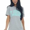 Blume+Co Heather Grey 'Florida' Graphic Tee Shirt Tops