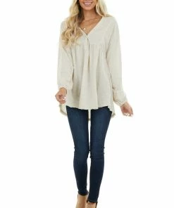 Umgee Heathered Oatmeal Oversized Top With Rainbow Speckles 22 Umgee Heathered Oatmeal Oversized Top With Rainbow Speckles