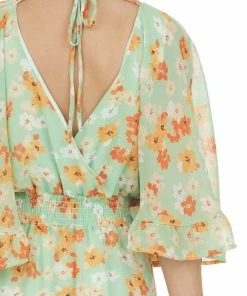 Peach Love Dresses Pistachio And Floral Print Mini Dress 17 Peach Love Dresses Pistachio And Floral Print Mini Dress