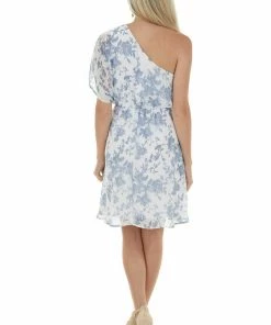 Gilli Pearl Floral Print One Shoulder Short Dress Dresses 32 Gilli Pearl Floral Print One Shoulder Short Dress Dresses