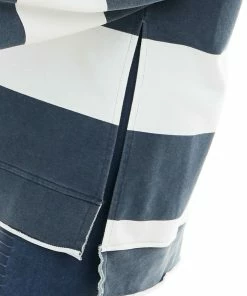 Cezele Vintage Navy And White Striped Print Long Sleeve Knit Top 28 Cezele Vintage Navy And White Striped Print Long Sleeve Knit Top