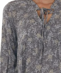 143 Story Dresses Steel Grey Floral Print Long Sleeve Mini Dress 32 143 Story Dresses Steel Grey Floral Print Long Sleeve Mini Dress