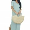 ZENANA Mint Short Sleeve Maxi Dress With Side Slits