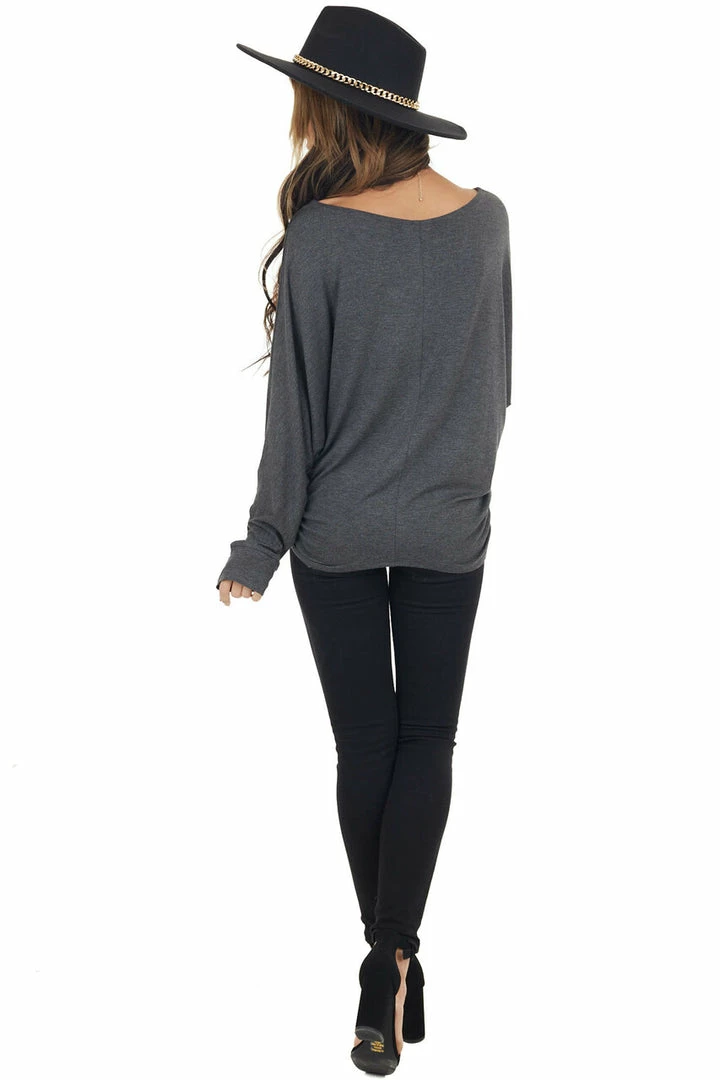 Cherish Stormy Dolman Sleeve Stretchy Knit Top With Banded Cuffs Tops 16 Cherish Stormy Dolman Sleeve Stretchy Knit Top With Banded Cuffs Tops