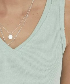 Heyson Sage Thermal Knit Tank Top With V Neckline Tops 15 Heyson Sage Thermal Knit Tank Top With V Neckline Tops