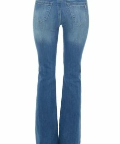 Special A Medium High Rise Raw Flare Distressed Jeans