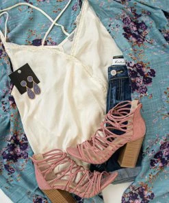 Wishlist Tops Ivory Surplice Woven Camisole Top With Lace Trim 30 Wishlist Tops Ivory Surplice Woven Camisole Top With Lace Trim