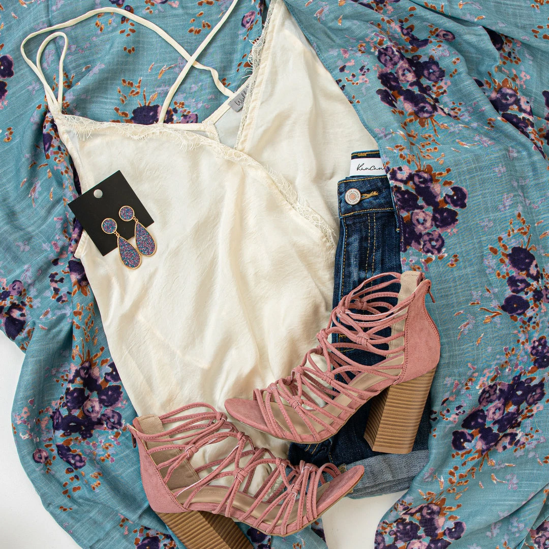 Wishlist Tops Ivory Surplice Woven Camisole Top With Lace Trim 13 Wishlist Tops Ivory Surplice Woven Camisole Top With Lace Trim