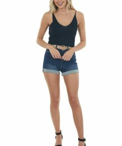 143 Story Black V Neck Ribbed Knit Cropped Tank Top 23 143 Story Black V Neck Ribbed Knit Cropped Tank Top