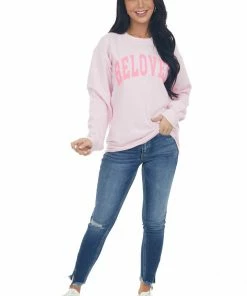 Blume+Co Tops Cherry Blossom 'Beloved' Graphic Sweatshirt 27 Blume+Co Tops Cherry Blossom 'Beloved' Graphic Sweatshirt